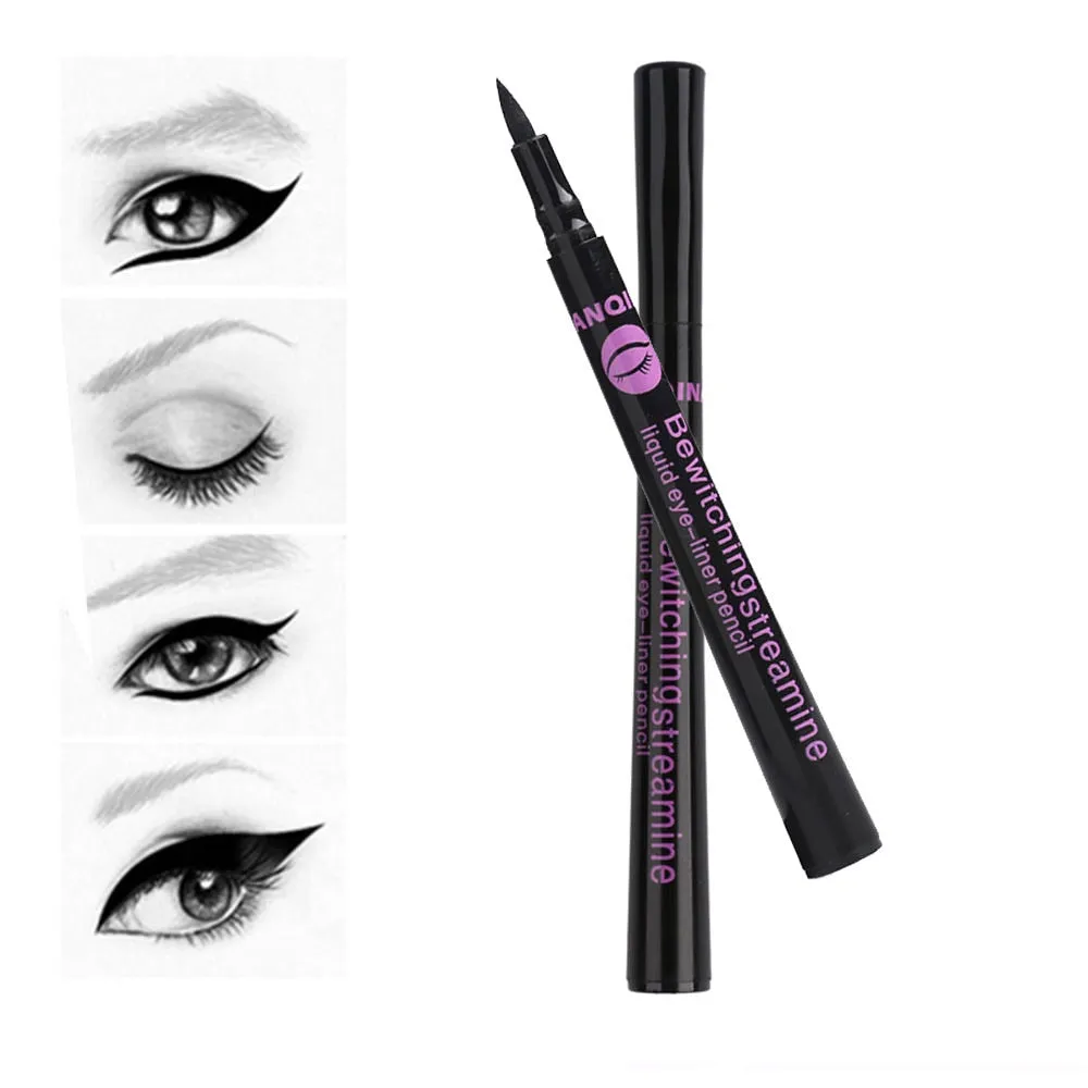 1PC Black Long-lasting Waterproof Liquid Eyeliner Eye Liner Pen