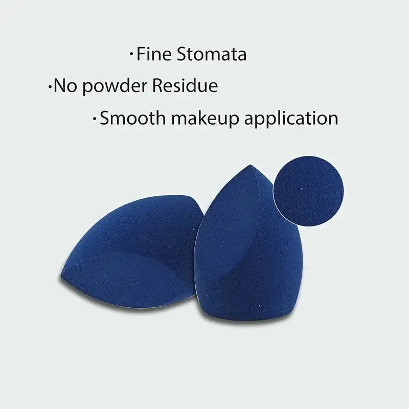 2pcs Makeup Sponges With Storage Box Makeup Sponges For Blending Liquid Foundations | Powders And Cream Flawless | Professional Streak Free