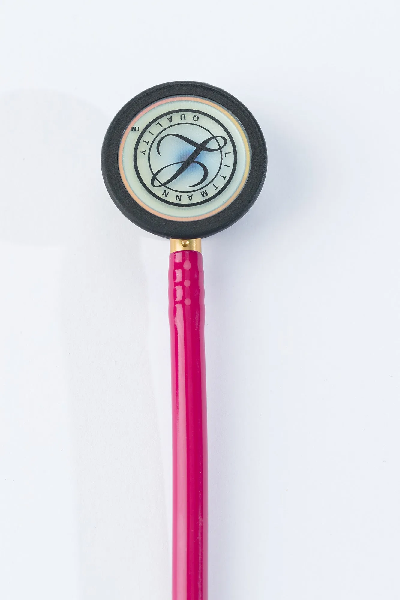 3M™ Littmann® Classic III™ Monitoring Stethoscope, Rainbow-Finish, Raspberry Tube, 27 inch, 5806