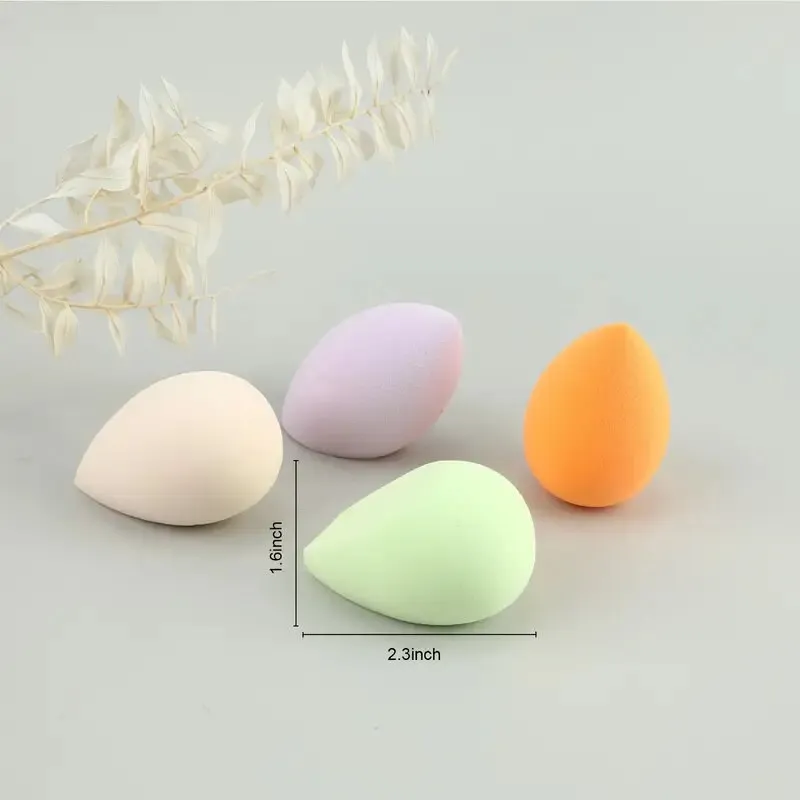 4pcs Makeup Sponges With Storage Box Makeup Sponges For Blending Liquid Foundations | Powders And Creams | Flawless | Professional Streak