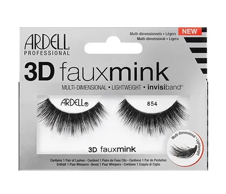 Ardell 3D Faux Mink Lashes Black 854