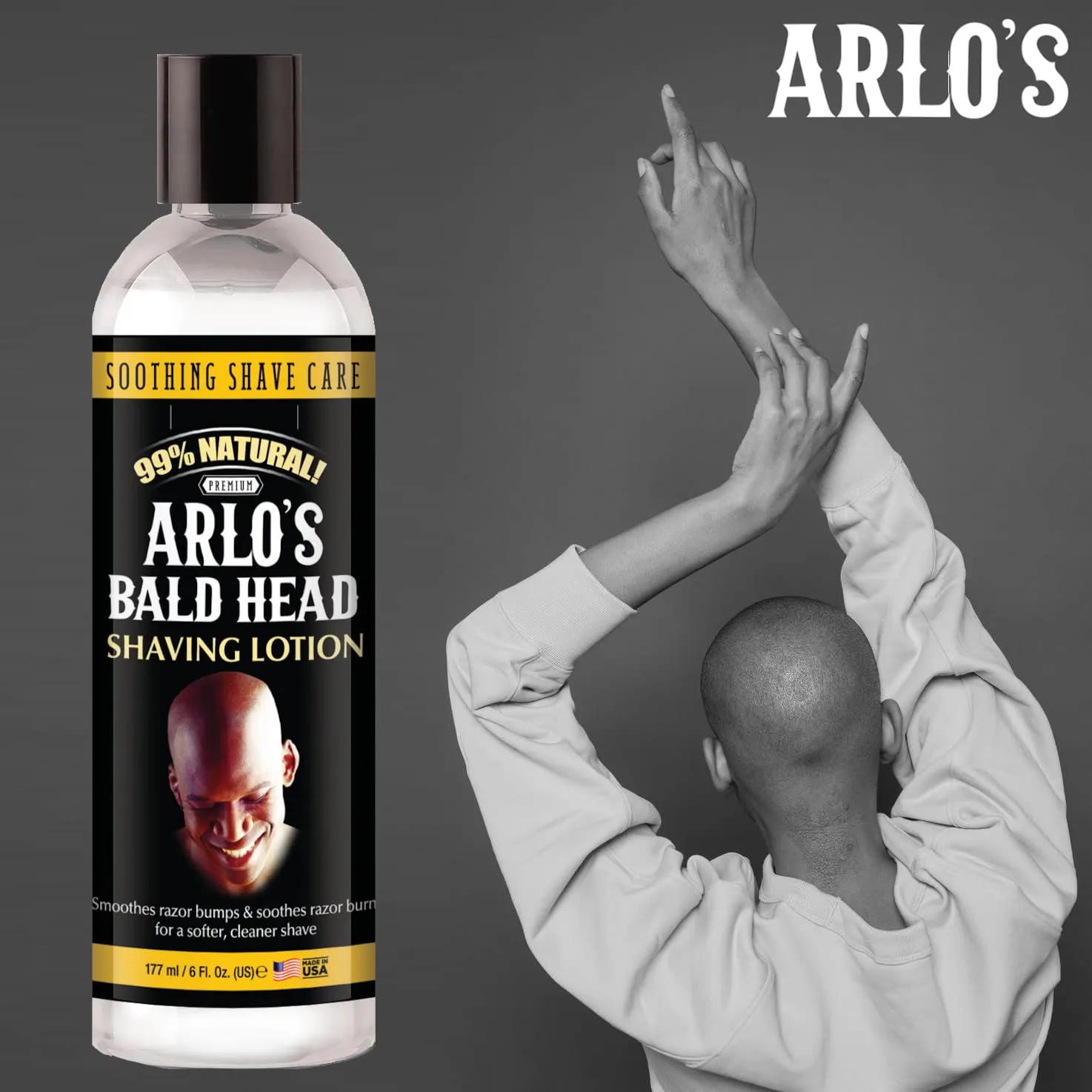 Arlos Bald Head Shaving Lotion 177ml