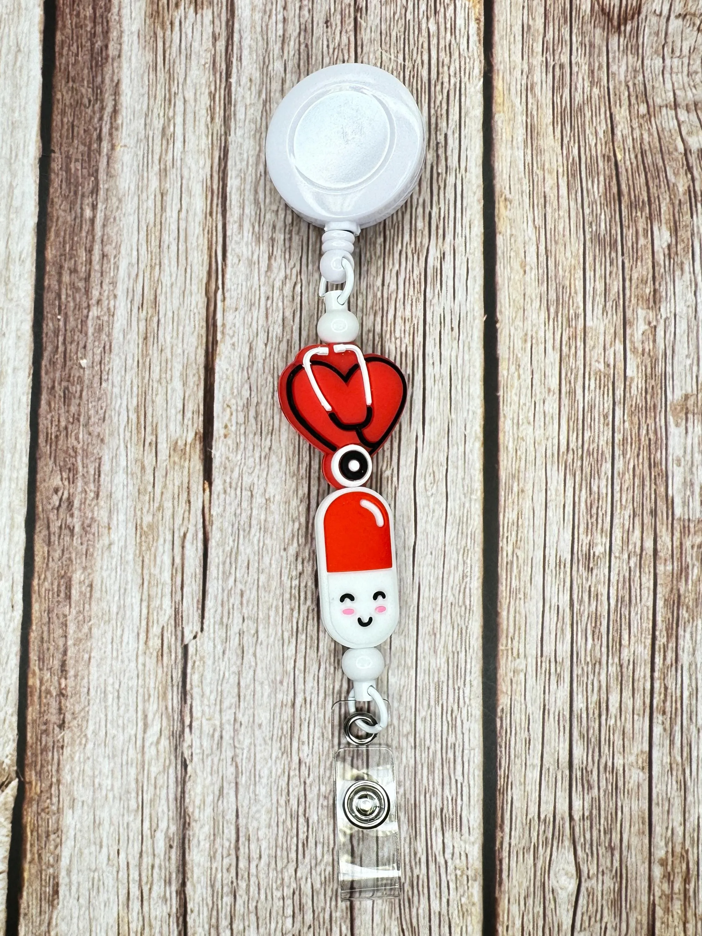 Badge Reels for Nurses or –Doctors badge reels for healthcare and hospital workers. Gift for Pediatric Nurse or Doctor