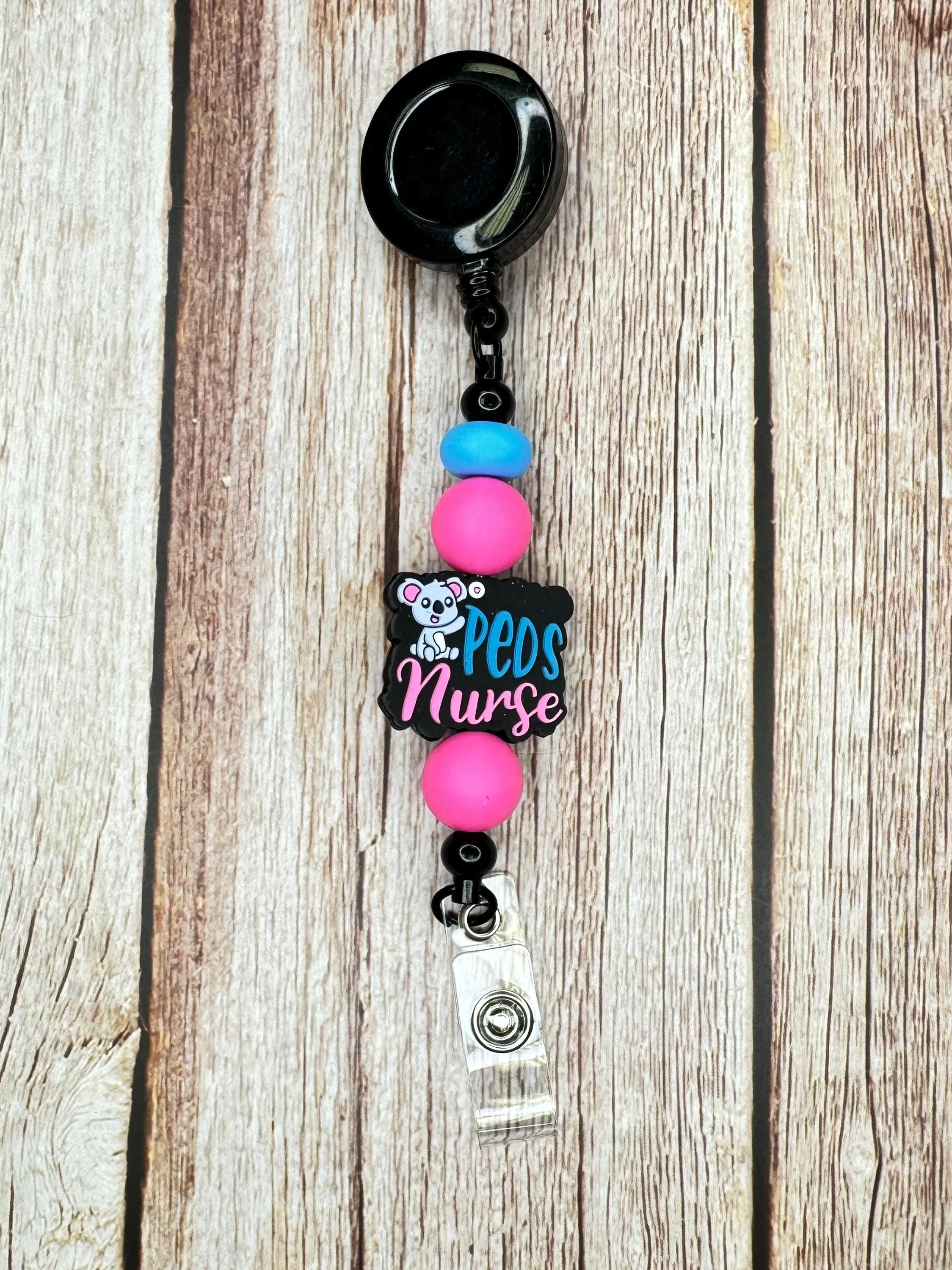 Badge Reels for Nurses or –Doctors badge reels for healthcare and hospital workers. Gift for Pediatric Nurse or Doctor