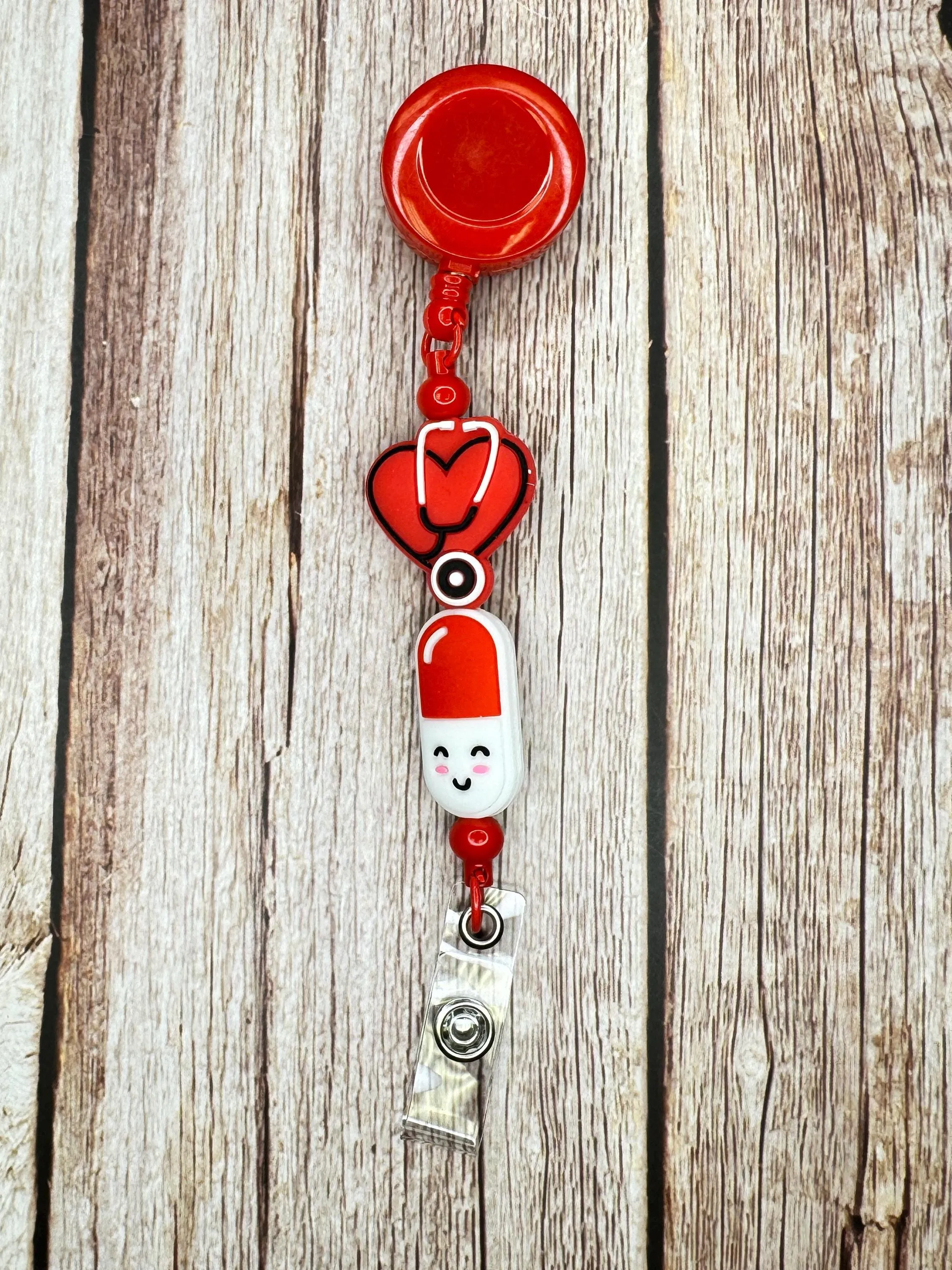 Badge Reels for Nurses or –Doctors badge reels for healthcare and hospital workers. Gift for Pediatric Nurse or Doctor