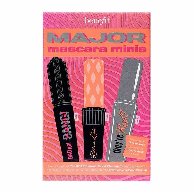 Benefit Cosmetics Major Mascara Minis Trial Set Discontinued