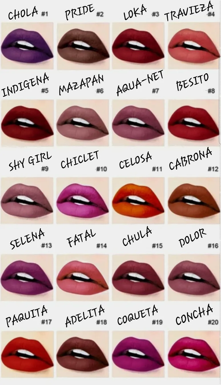 Chola Ink Matte Lipstick #12 - CABRONA