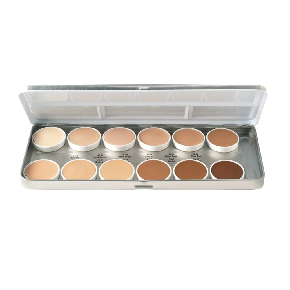 Concealer Refillable 1.8oz./51gm., 12 Colors (Metal Palette) - LFP-12