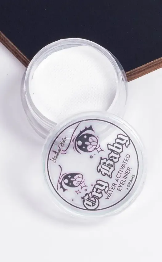 Cry Baby Water Activated Eyeliner | Snow White | White