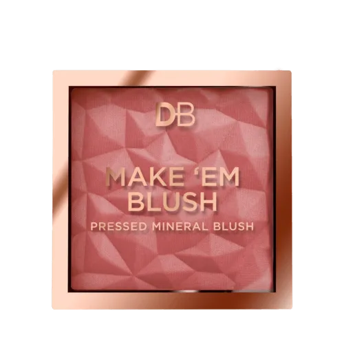 DB Cosmetics Make 'Em Blush Pressed Mineral Blush Pink Glow