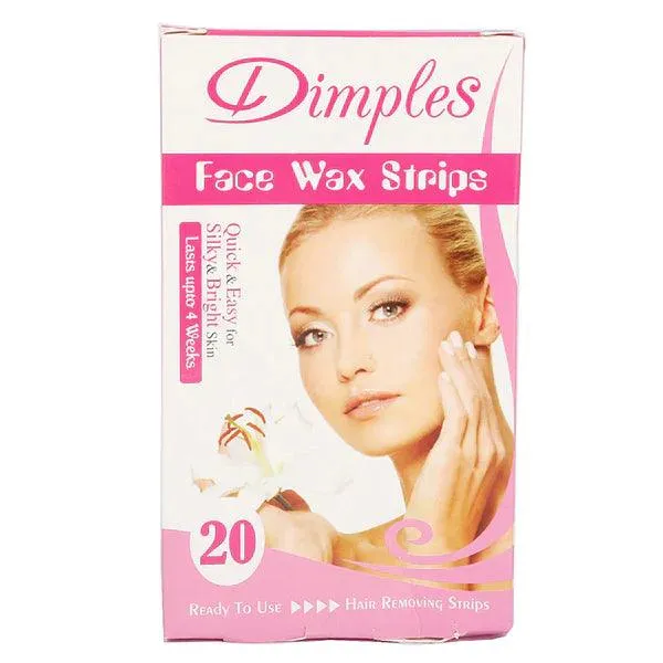 DIMPLES WAX STRIPS 20PCS