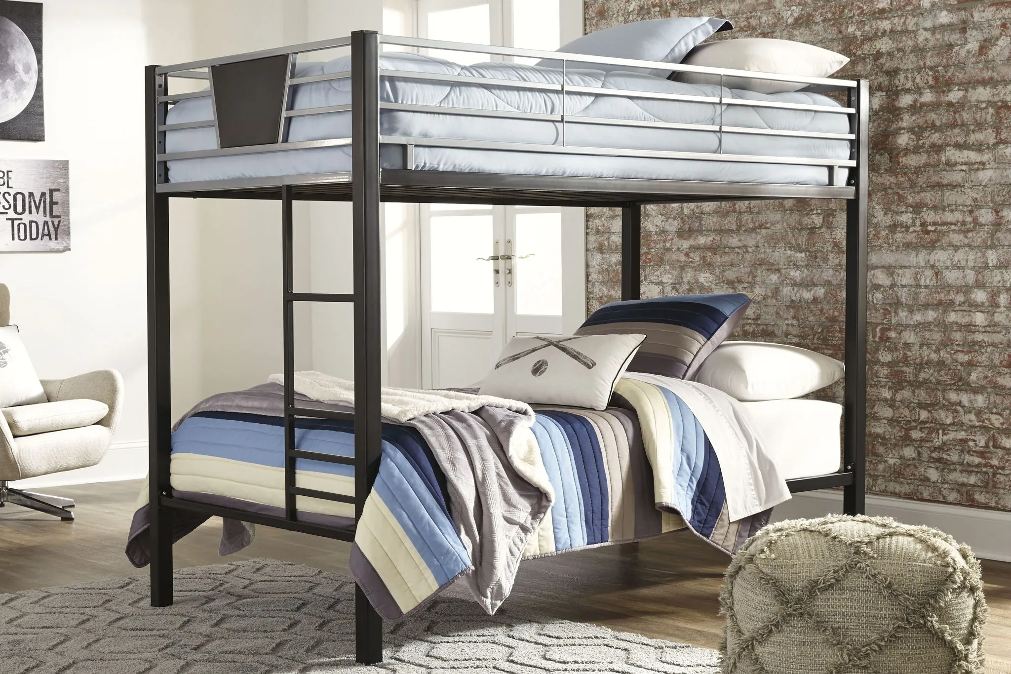 Dinsmore Twin/Twin Bunk Bed with Ladder