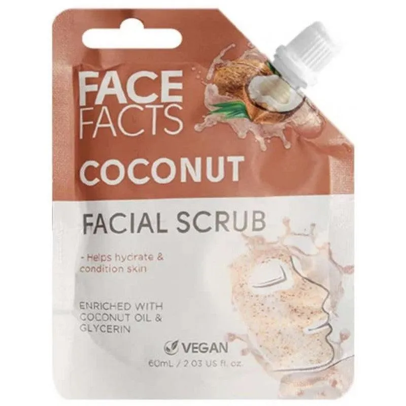 Face Facts Coconut Facial Scrub 60ml