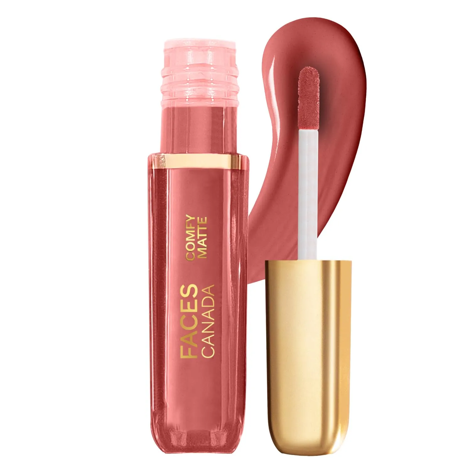 FACES CANADA Comfy Matte Liquid Lipstick - Lost In Memory 24, 3 ml | Comfortable 10HR Longstay | Intense Matte Color | Almond Oil & Vitamin E Infused | Super Smooth | No Dryness | No Alcohol