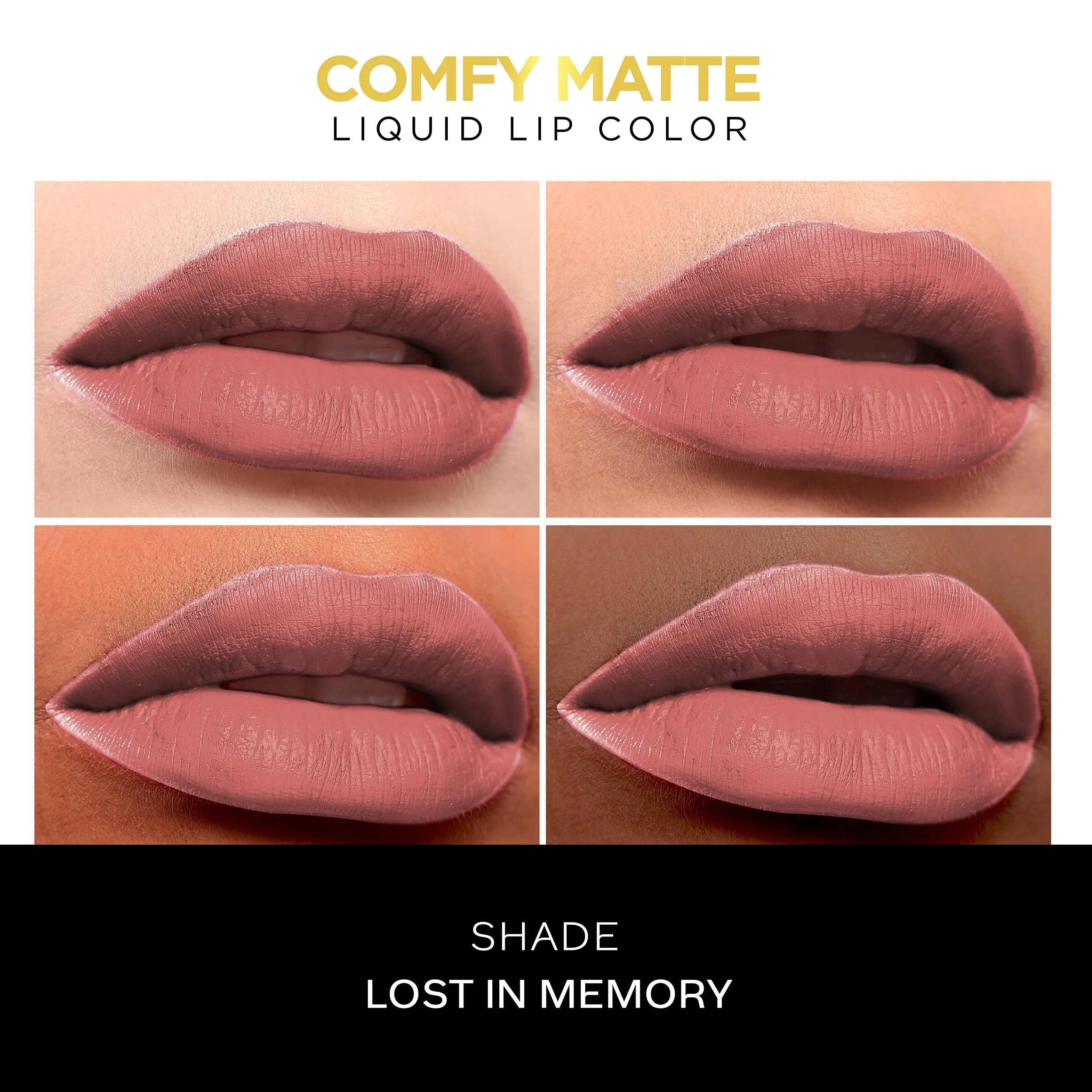 FACES CANADA Comfy Matte Liquid Lipstick - Lost In Memory 24, 3 ml | Comfortable 10HR Longstay | Intense Matte Color | Almond Oil & Vitamin E Infused | Super Smooth | No Dryness | No Alcohol