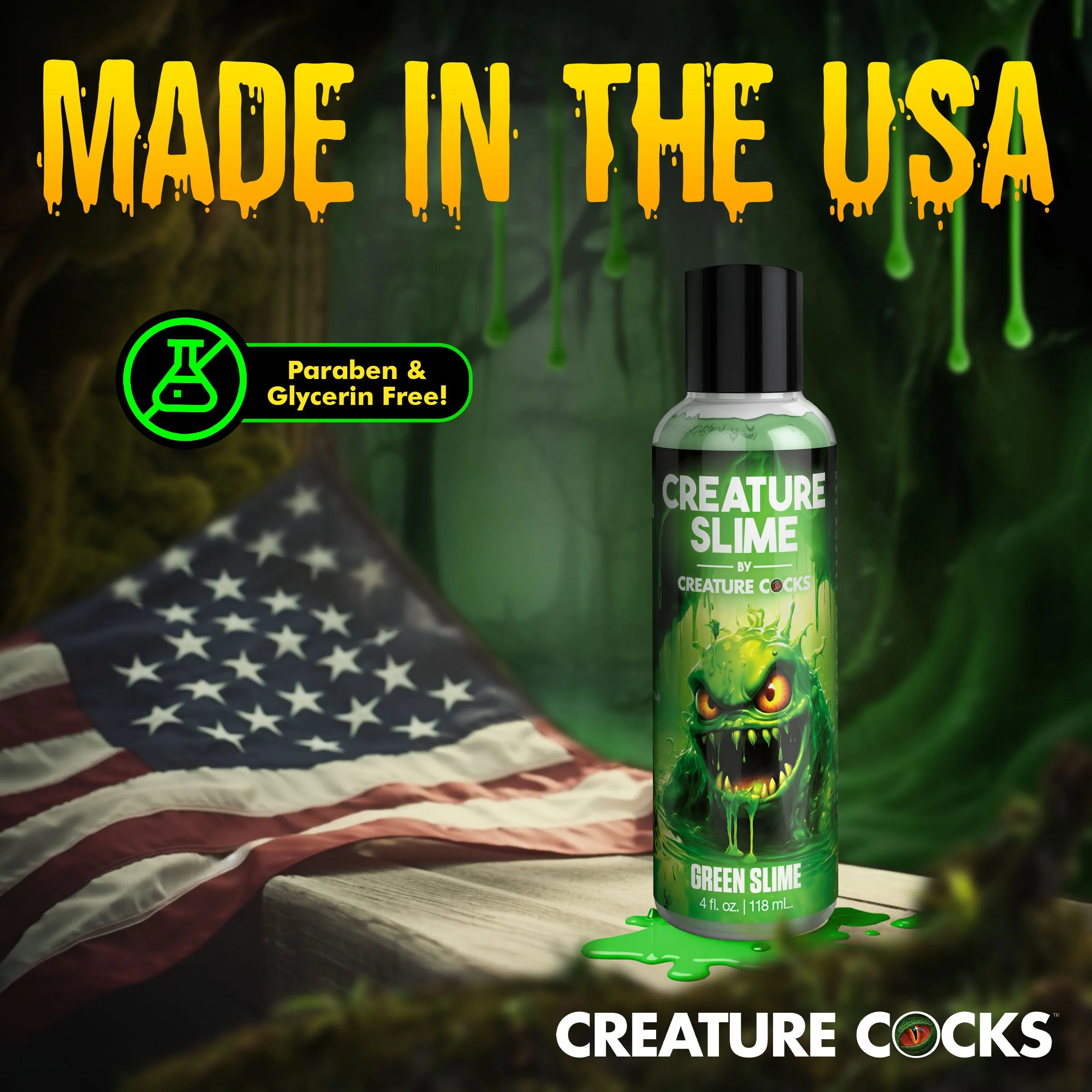 Green Creature Slime Water-Based Lubricant