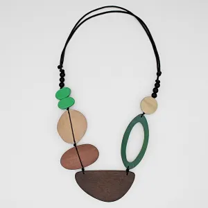 Green Geometric Nevaeh Necklace