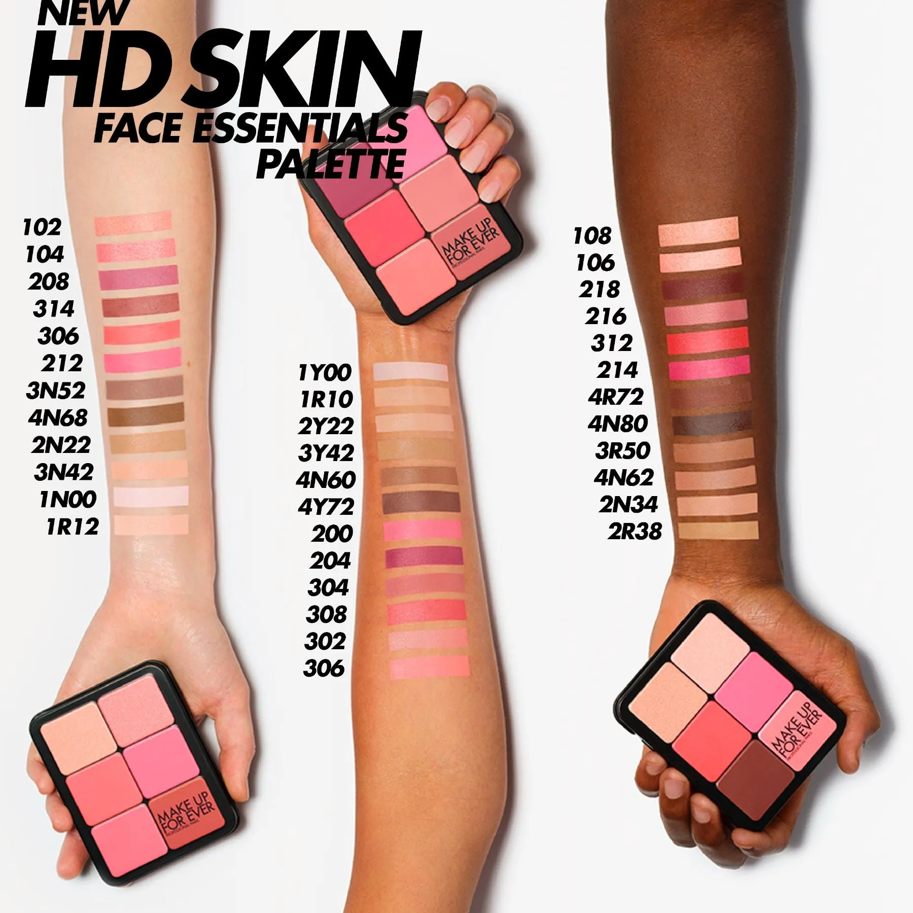 HD SKIN FACE ESSENTIALS PALETTES