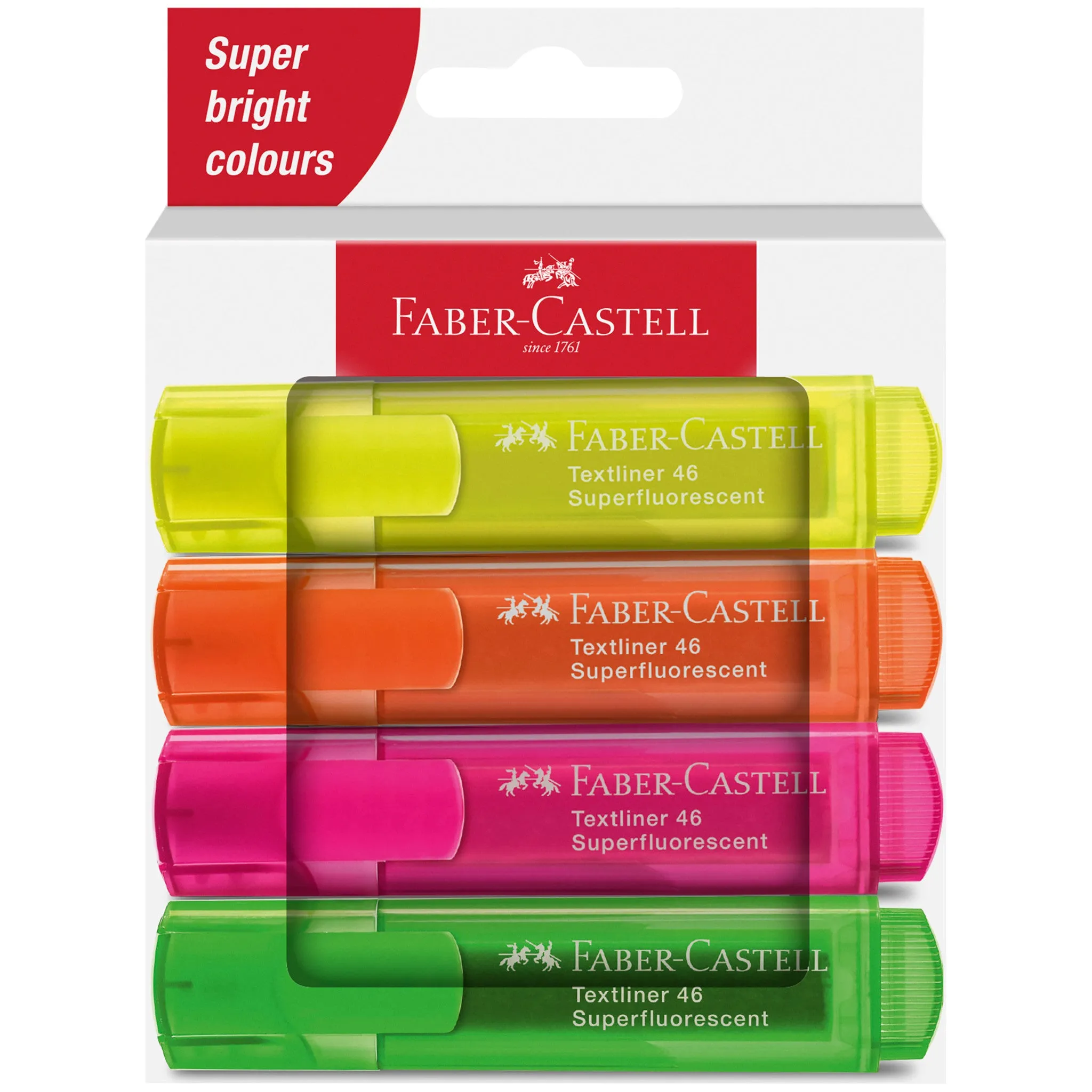 Highlighters, Neon Colors - Box of 4 - #254644