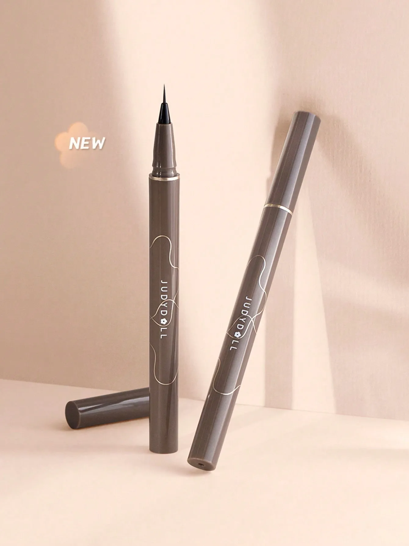 JUDYDOLL JUDYDOLL Slim Liquid Eyeliner 400mg, Ultra-Fine, Quick-Drying, Waterproof, Non-Smudging Brown Eyeliner Pen