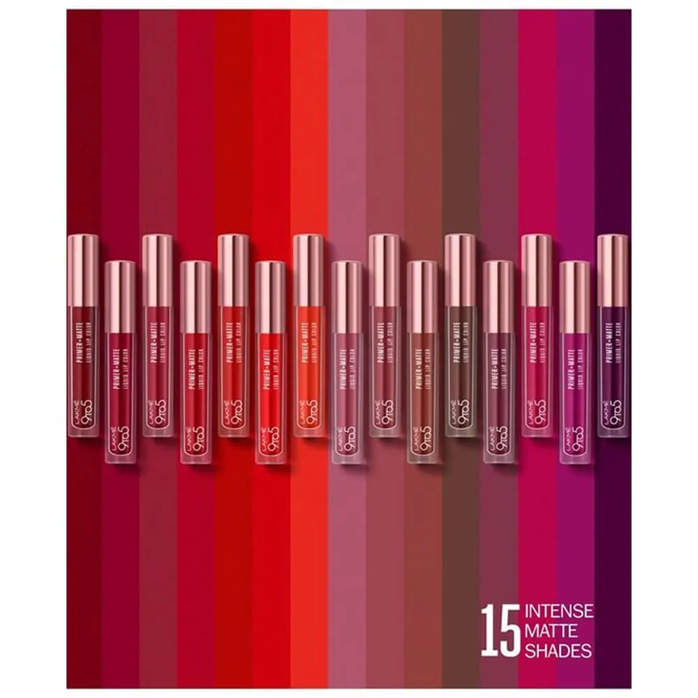 Lakme 9 to 5 Primer   Matte Liquid Lipstick - Mr4 Deep Maroon, 4.2 ml