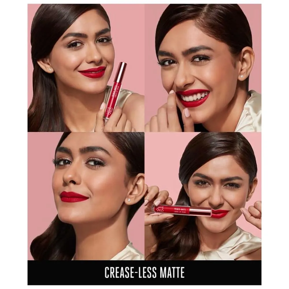 Lakme 9 to 5 Primer   Matte Liquid Lipstick - Mr4 Deep Maroon, 4.2 ml