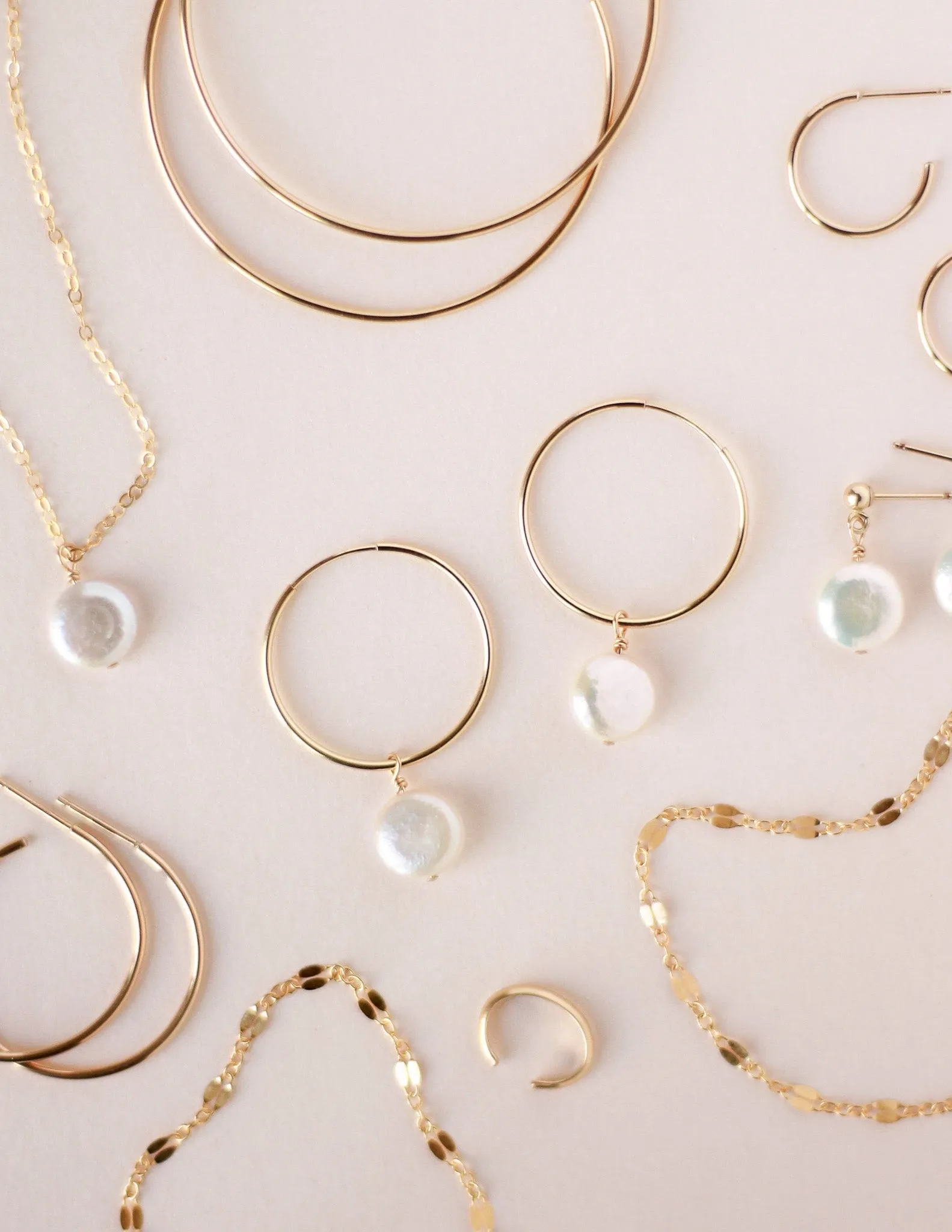 Lana Pearl Hoops