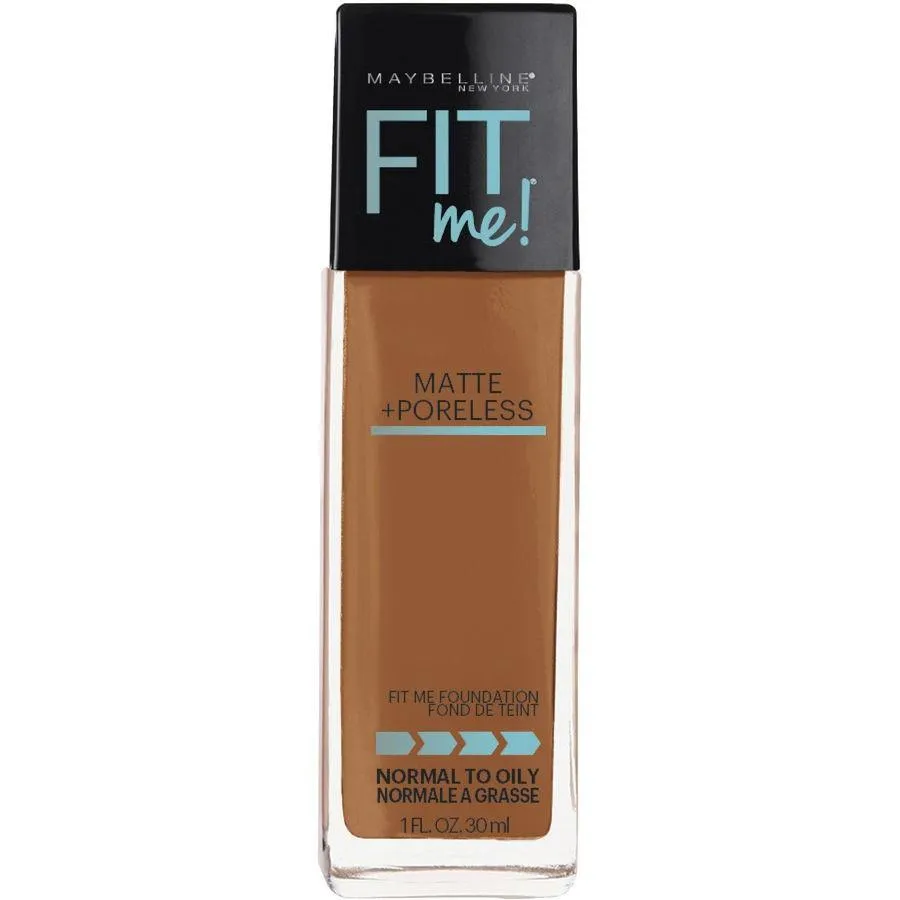 Maybelline Fit Me Foundation Matte & Pore 338 Spicy Brown