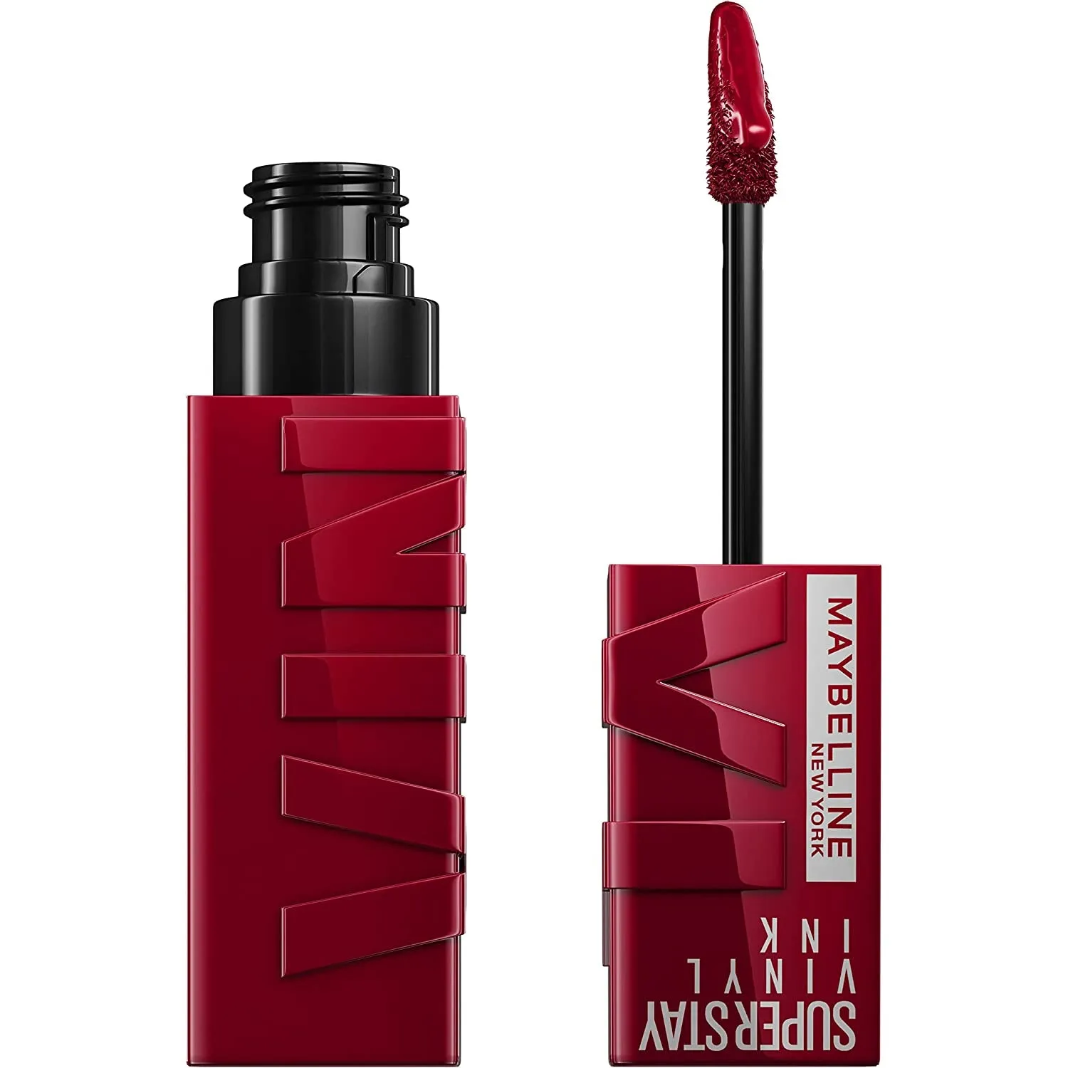 Maybelline Superstay Vinyl Ink Liquid Lipstick - Longwear Glossy Cranberry Red (0.14 Fl Oz)