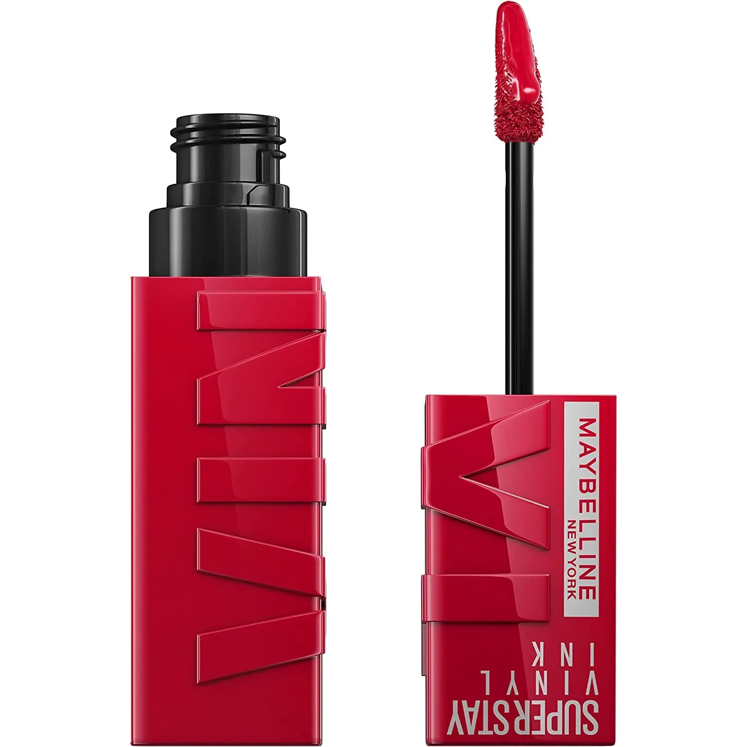 Maybelline Superstay Vinyl Ink Liquid Lipstick - Longwear Glossy Cranberry Red (0.14 Fl Oz)