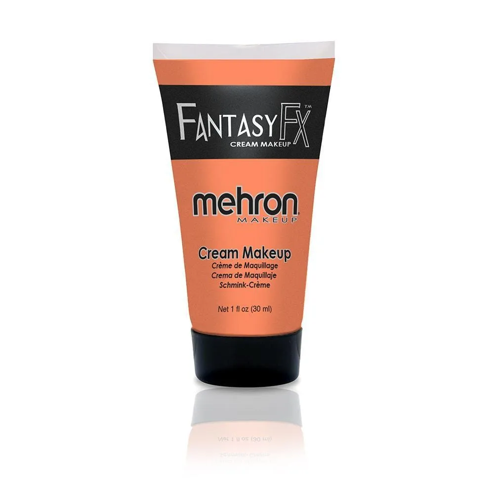 Mehron Fantasy FX orange cream makeup tube, 1 ounce