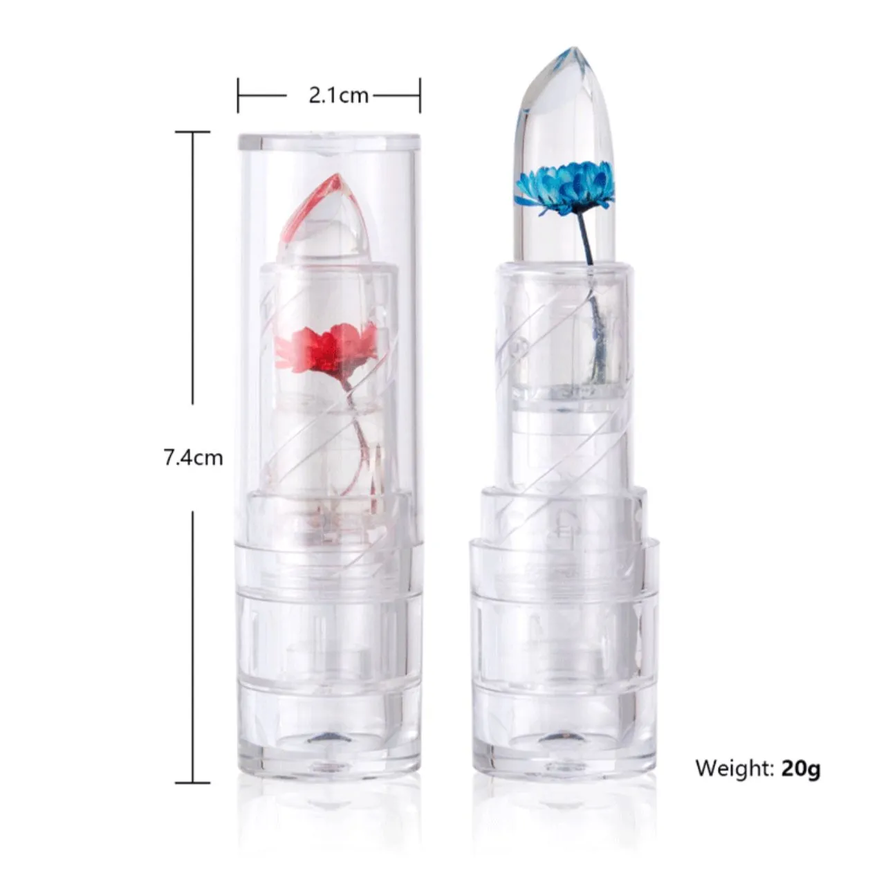 Miss Beauty New 1Pcs Crystal Jelly Girl Lip Balm long lasting Magical Color Lipstick