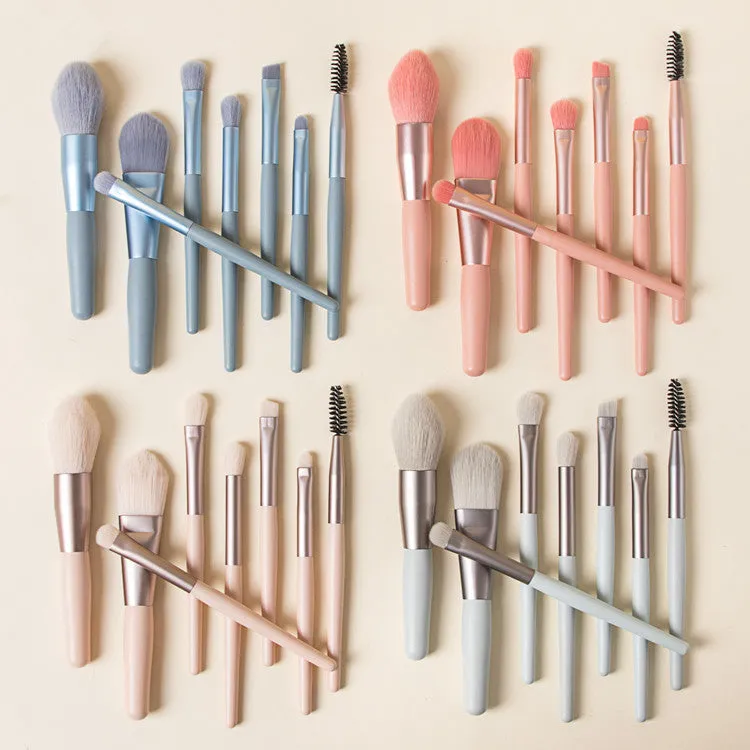 Miss Beauty New 8 Pcs Makeup Brush Set in Random Colors