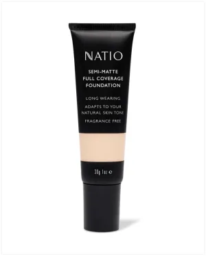 NATIO SEMI-MATTE FULL COVER FOUNDATION SHELL