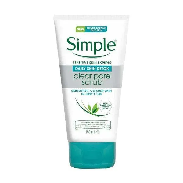 SIMPLE CLEAR PORE SCRUB 150ML