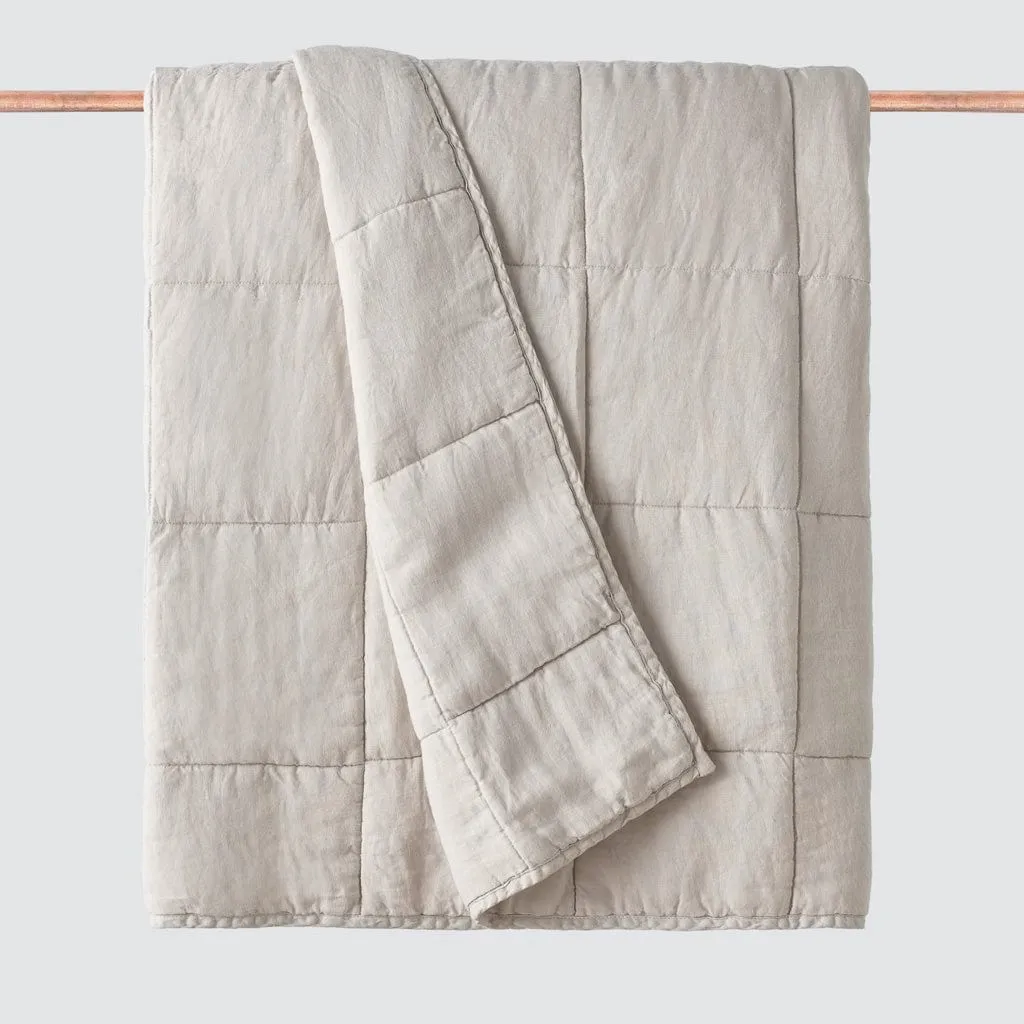 Stonewashed Linen Quilt