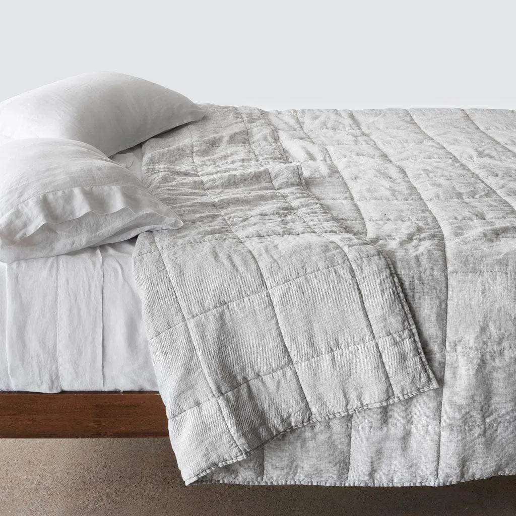 Stonewashed Linen Quilt