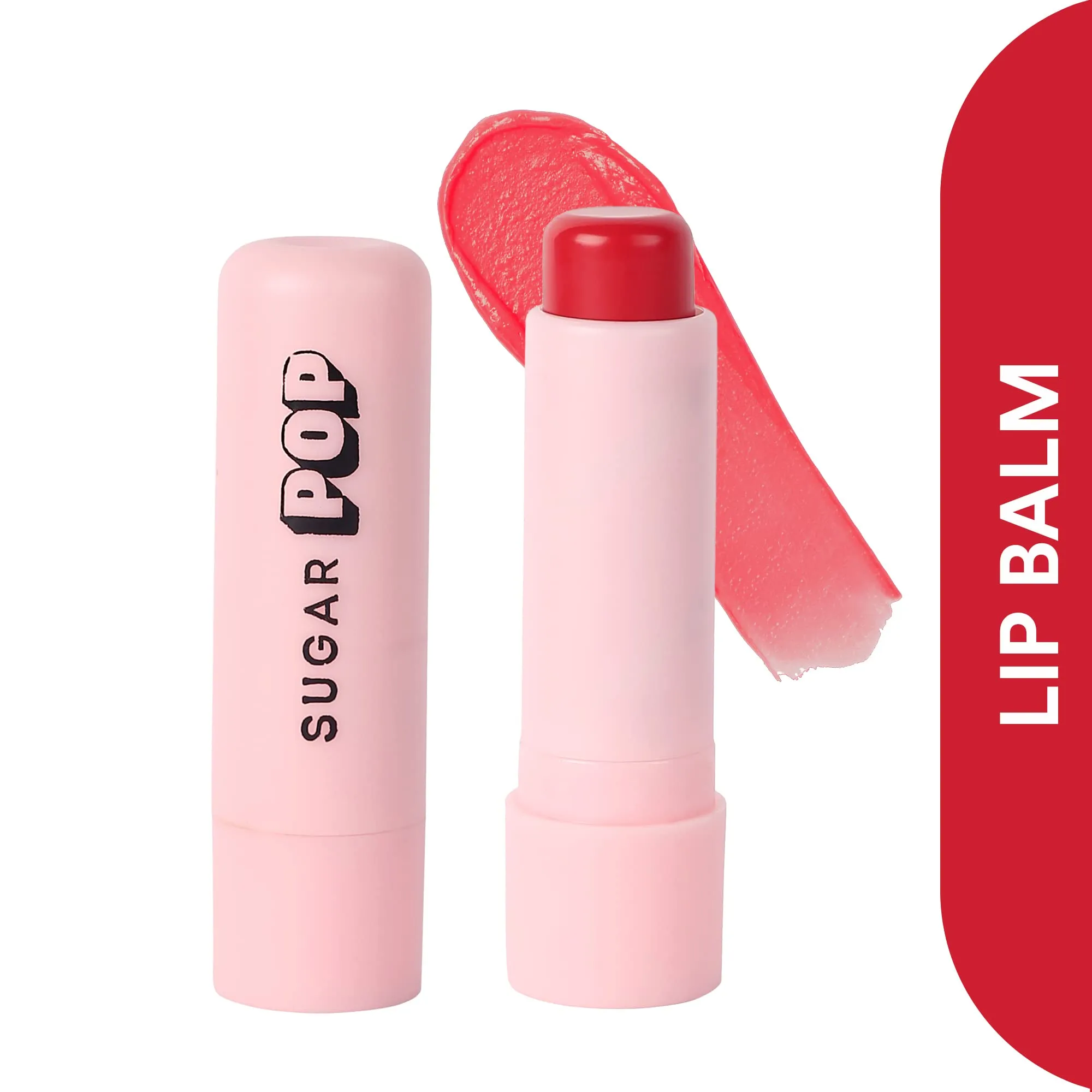 SUGAR POP Matte Lipstick - 01 Taupe (Dusty Rose) – 4.2 gm – l Lipstick for Women & SUGAR POP Nourishing Lip Balm, 4.5g - 02 Cherry (Cherry Red)