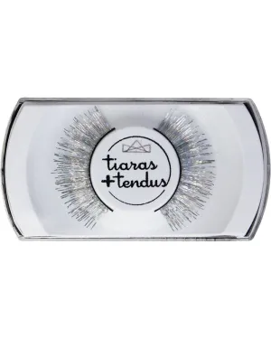 Tiaras   Tendus Metallic Bold Lash Dance Performance Eyelashes - Silver