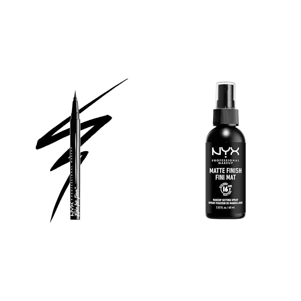 Vegan Waterproof Precision Liquid Eyeliner - Matte Black